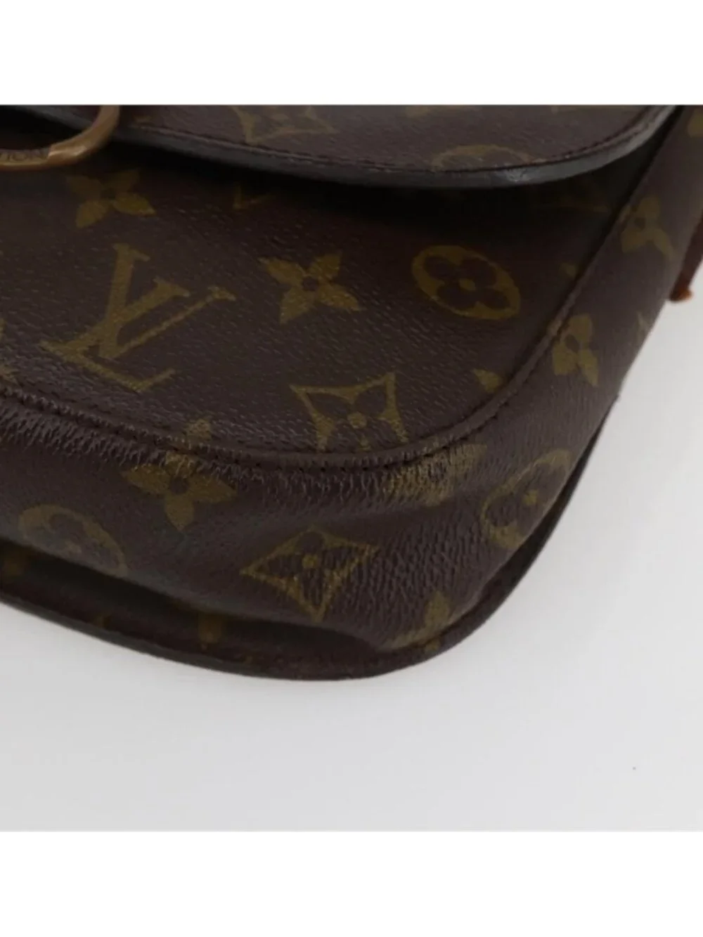Authentic LOUIS VUITTON Monogram Saint Cloud MM Shoulder Bag M51243 LV